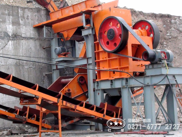 破碎生產(chǎn)線客戶(hù)現(xiàn)場(chǎng)