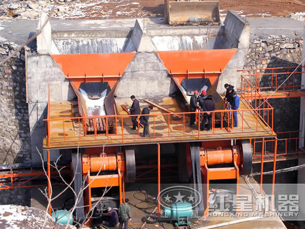 制砂生產(chǎn)線安裝現(xiàn)場