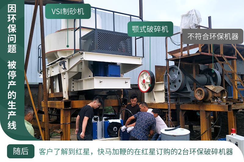 因環(huán)保停產(chǎn)，客戶立馬購買了2臺環(huán)保型設(shè)備