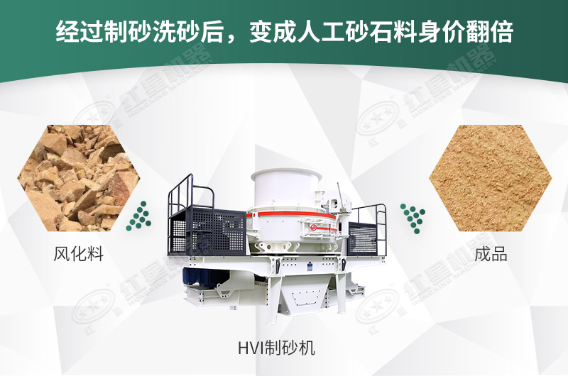 風(fēng)化料經(jīng)過制砂后身價(jià)大漲 風(fēng)化料經(jīng)過制砂后身價(jià)大漲