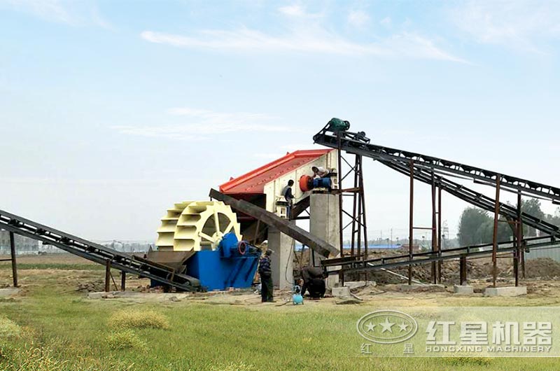 洗砂現(xiàn)場實(shí)拍 洗砂現(xiàn)場實(shí)拍