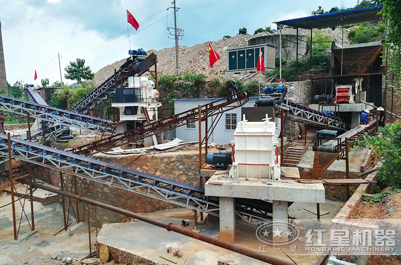 反擊式破碎機(jī)應(yīng)用于制砂生產(chǎn)線現(xiàn)場