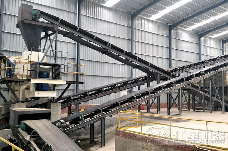 VSI制砂機現(xiàn)場實拍，室內(nèi)生產(chǎn)更環(huán)保