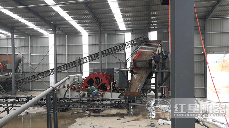 洗砂廠增設(shè)洗砂環(huán)節(jié)，現(xiàn)場實拍