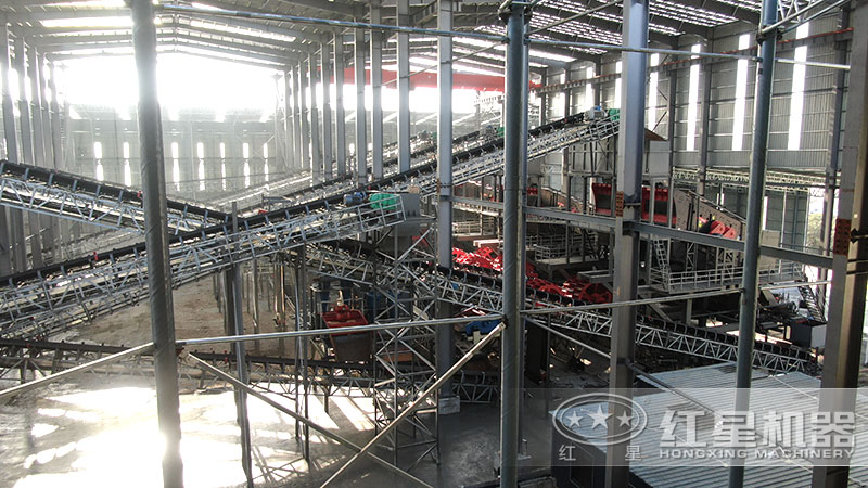 石子機生產(chǎn)線多少錢一套，附現(xiàn)場案例