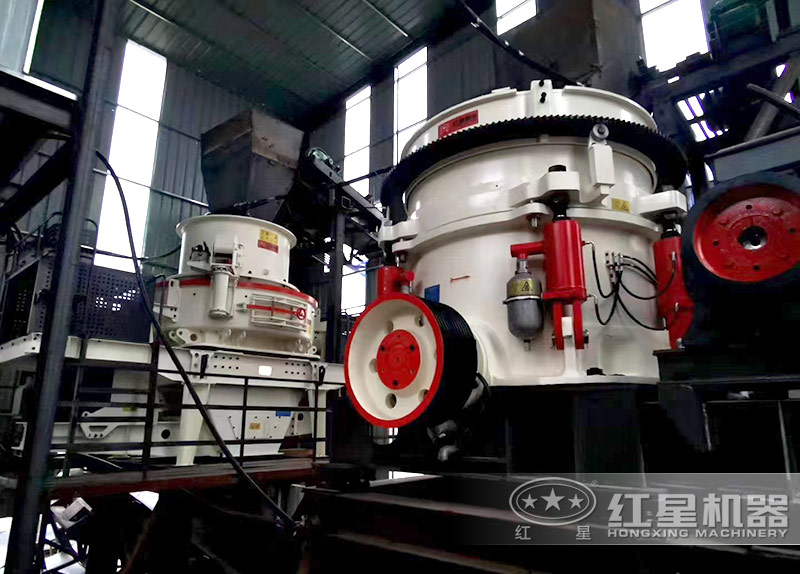 1200圓錐機(jī)搭配制砂機(jī)、鄂破配置生產(chǎn)線