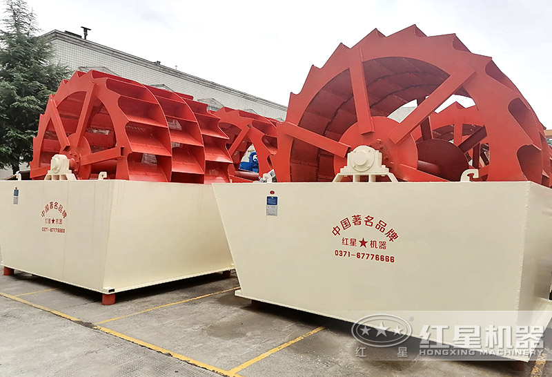 輪式小型砂石分離機多少錢一臺，帶生產(chǎn)線案例