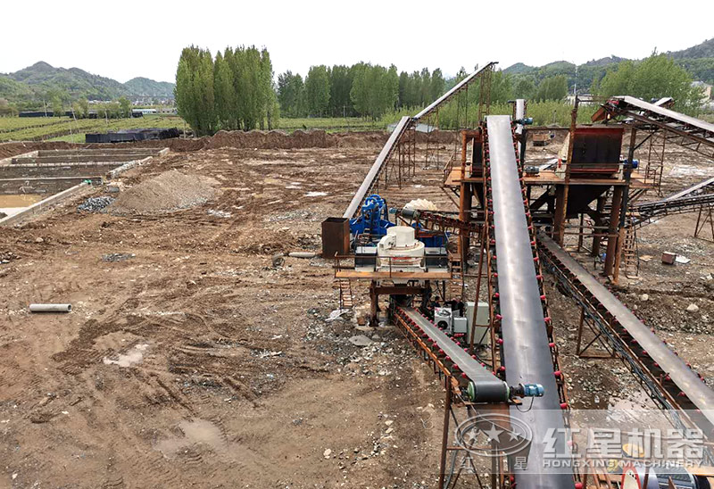 環(huán)保砂石生產線-安裝制砂機