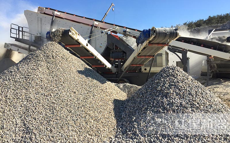 毛石粉碎成石子，成品規(guī)格滿足各種需求